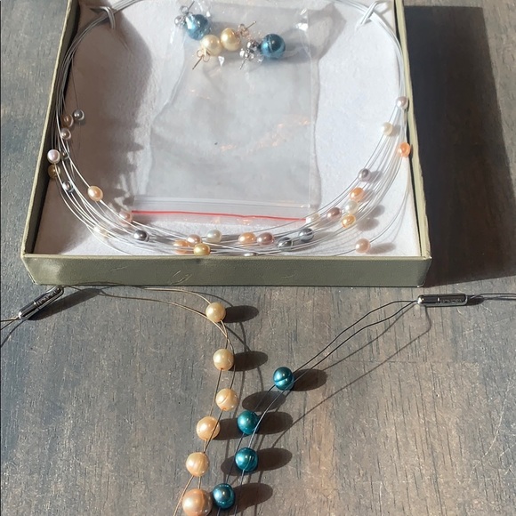 Bundle!! 3 Honora Necklaces w matching earrings - Picture 1 of 6